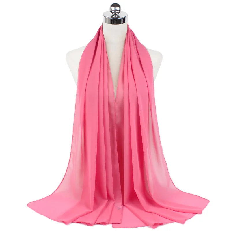 Hijab Premium en Mousseline – Léger, Doux et Élégant pour Femme Musulmane