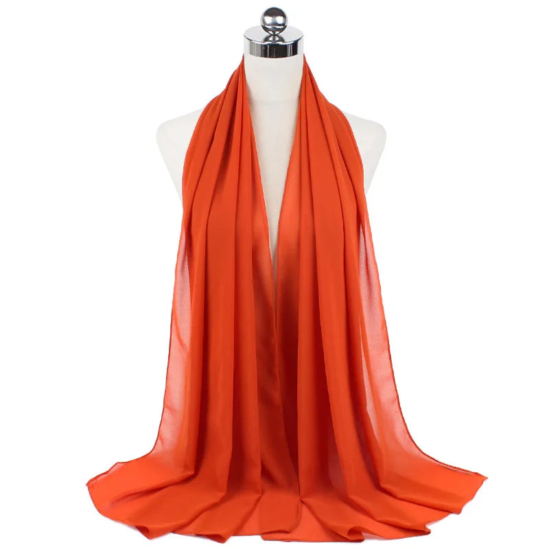 Hijab Premium en Mousseline – Léger, Doux et Élégant pour Femme Musulmane