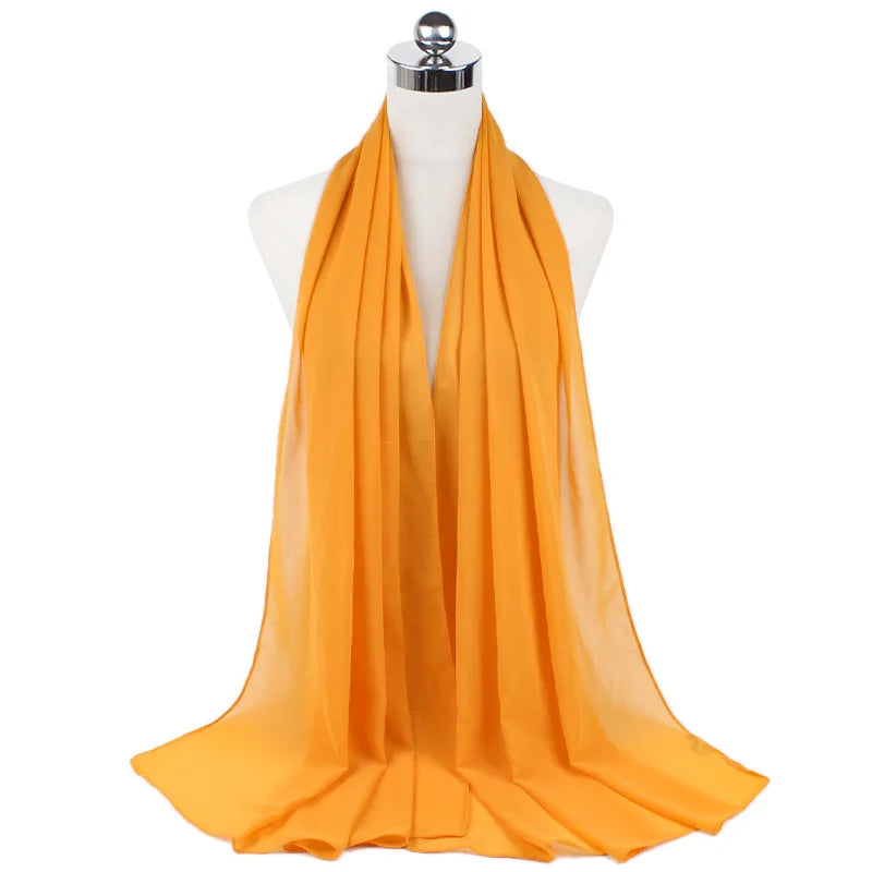 Hijab Premium en Mousseline – Léger, Doux et Élégant pour Femme Musulmane