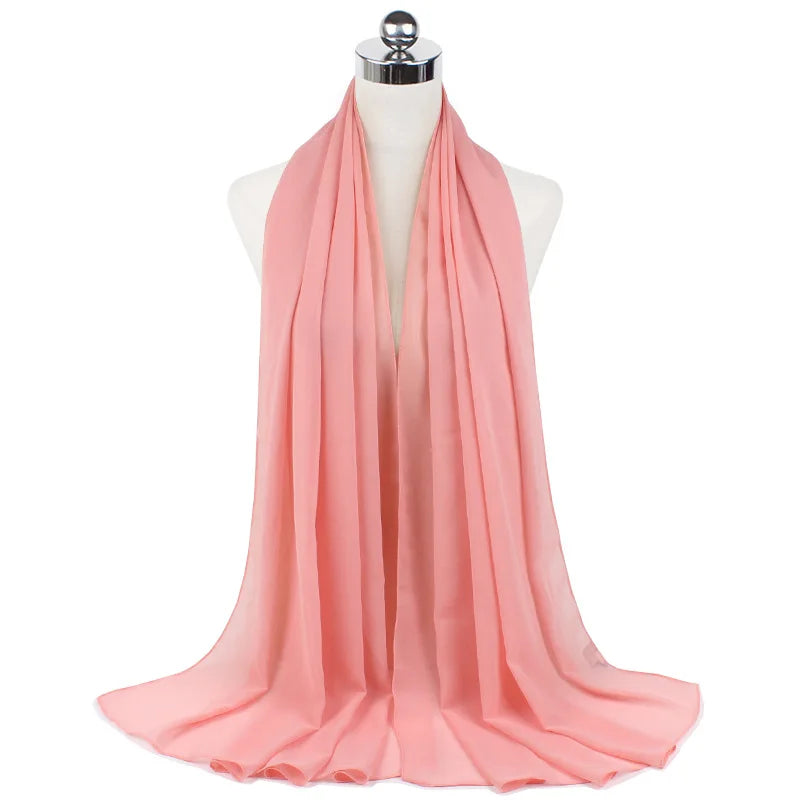 Hijab Premium en Mousseline – Léger, Doux et Élégant pour Femme Musulmane