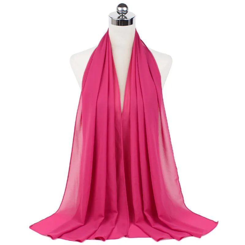 Hijab Premium en Mousseline – Léger, Doux et Élégant pour Femme Musulmane