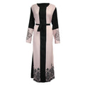 Abaya Longue Élégante Femme avec Ceinture – Manches Longues