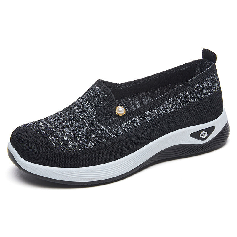 Chaussures femme légères et respirantes – Baskets confortables à enfiler pour le quotidien