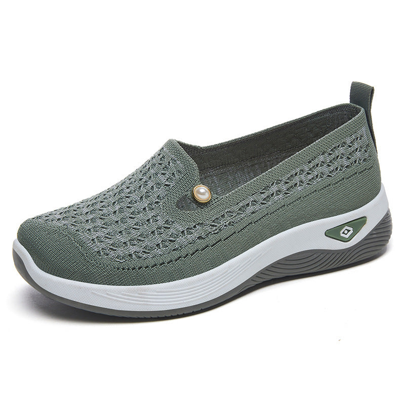 Chaussures femme légères et respirantes – Baskets confortables à enfiler pour le quotidien