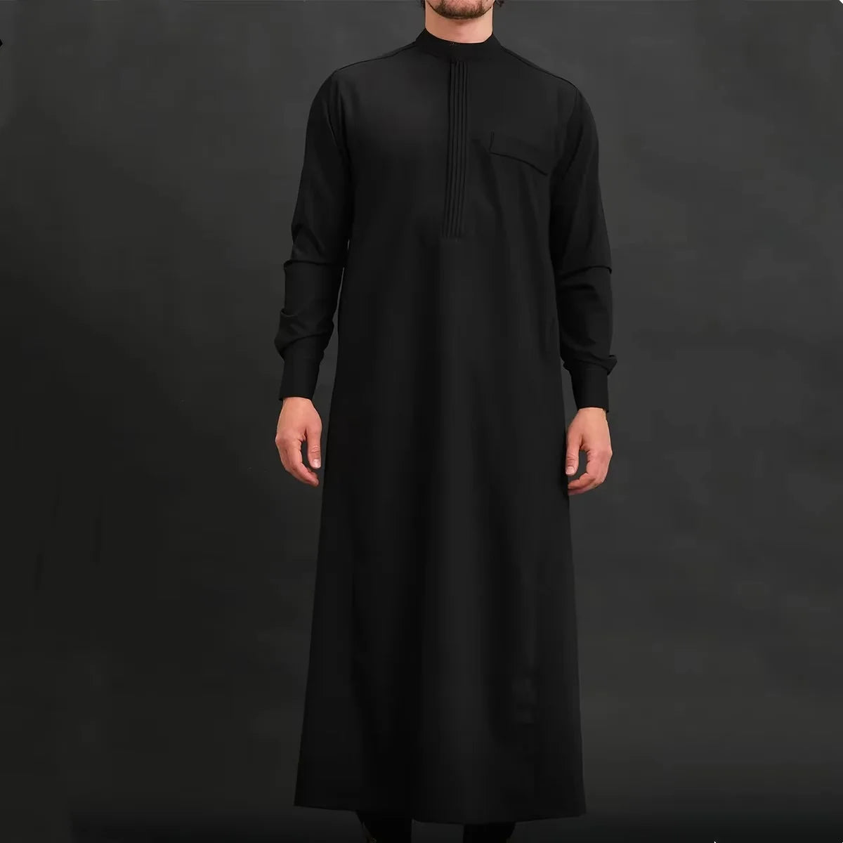 Khamis Homme Brodé Premium – Qamis Élégant Manches Longues