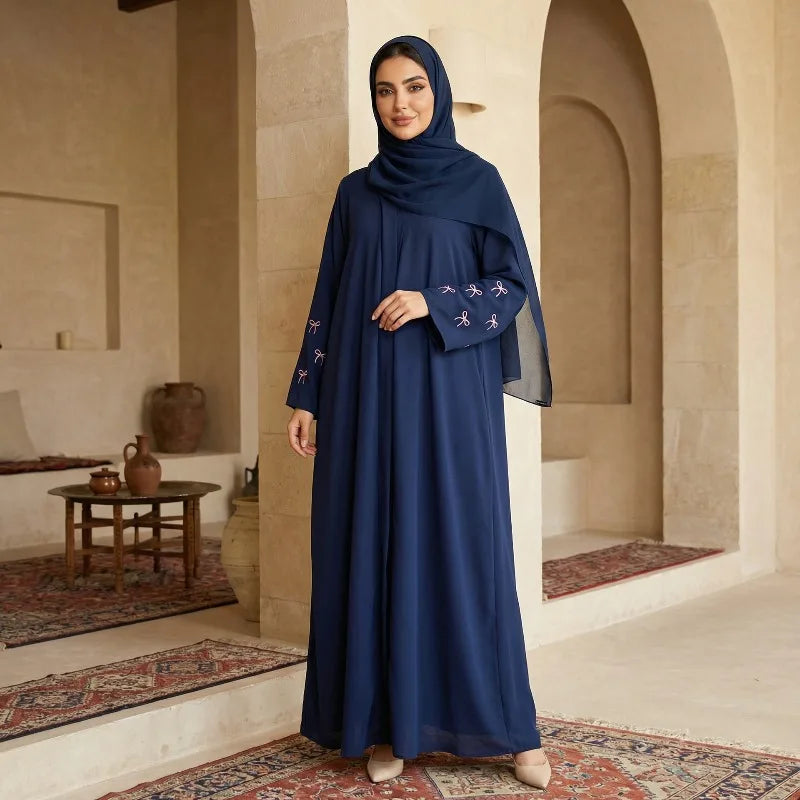 Ensemble Abaya 2 Pièces avec Hijab –