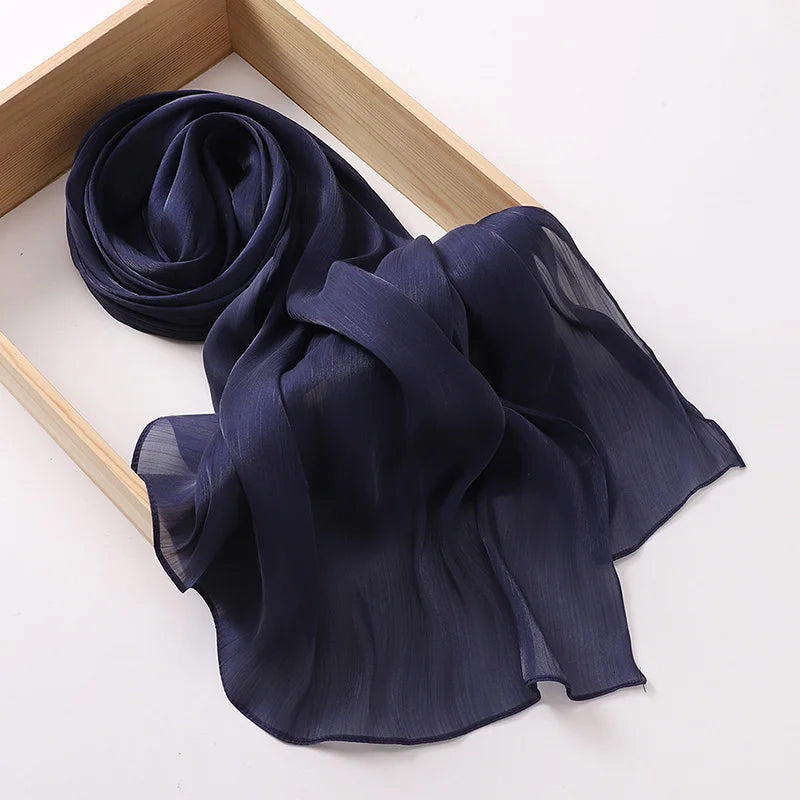 Hijab premium en mousseline douce - voile élégant pour femme musulmane