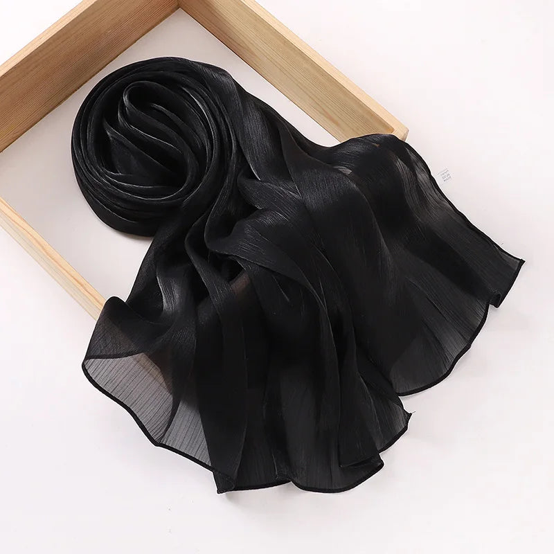 Hijab premium en mousseline douce - voile élégant pour femme musulmane