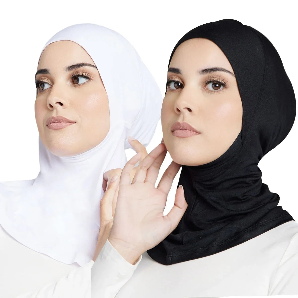 Bonnet Sous-Hijab en Coton Extensible – Couvrance Complète et Confort Quotidien