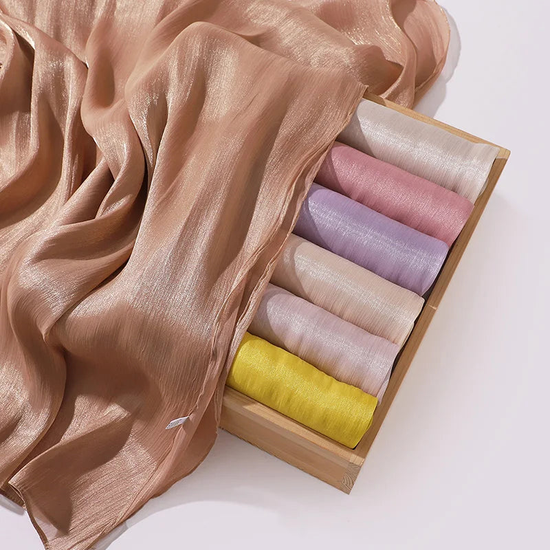 Hijab premium en mousseline douce - voile élégant pour femme musulmane