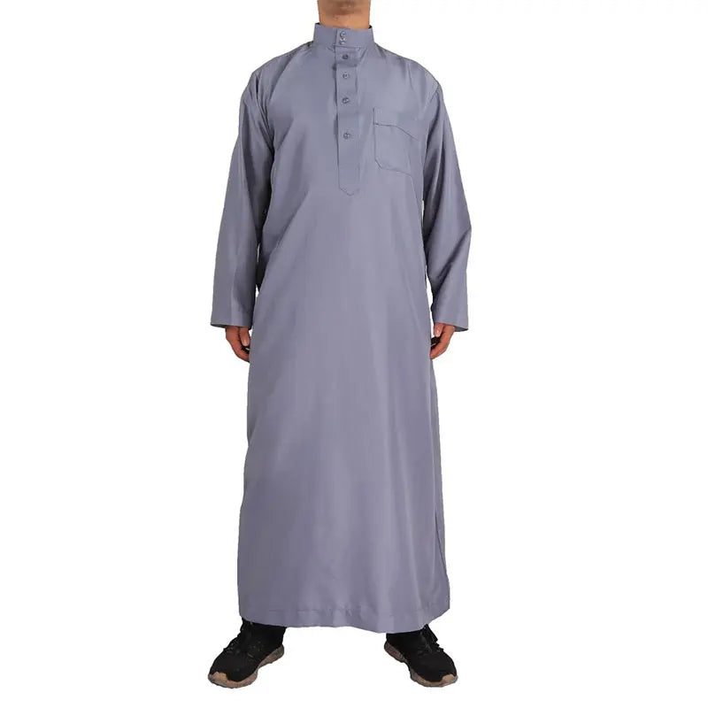 Khamis Homme Classique – Qamis Arabe Manches Longues Premium