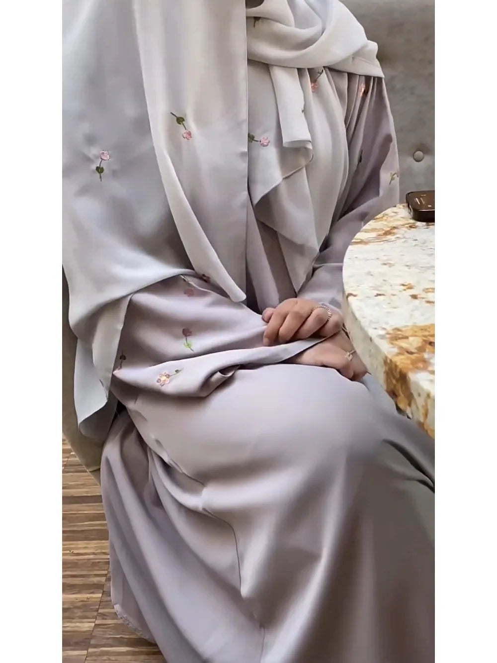 Abaya longue élégante pour femme – Style Dubaï