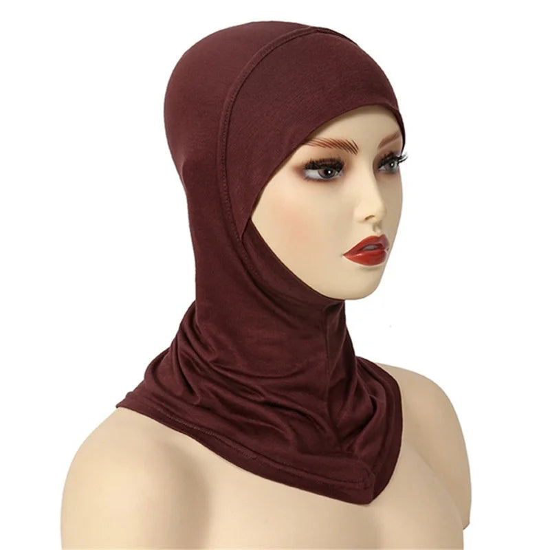 Bonnet Sous-Hijab en Coton Extensible – Couvrance Complète et Confort Quotidien