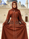 Caftan Abaya Style Marocain avec Broderies