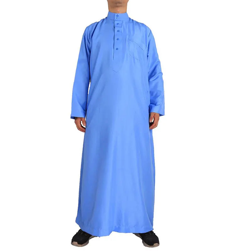 Khamis Homme Classique – Qamis Arabe Manches Longues Premium