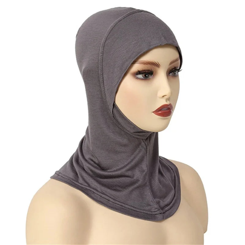 Bonnet Sous-Hijab en Coton Extensible – Couvrance Complète et Confort Quotidien