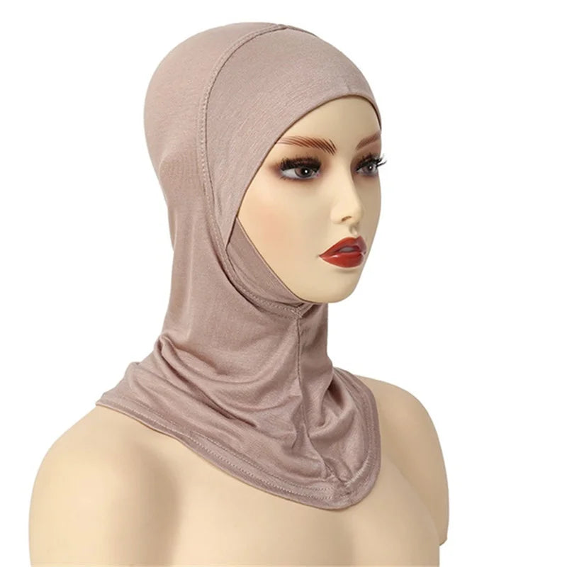 Bonnet Sous-Hijab en Coton Extensible – Couvrance Complète et Confort Quotidien