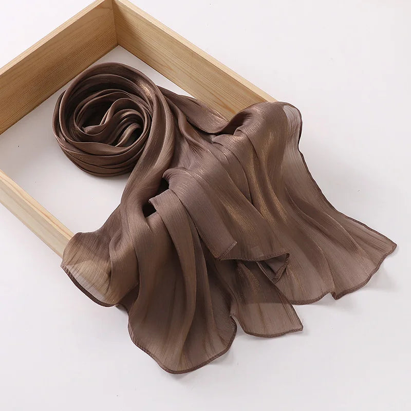 Hijab premium en mousseline douce - voile élégant pour femme musulmane