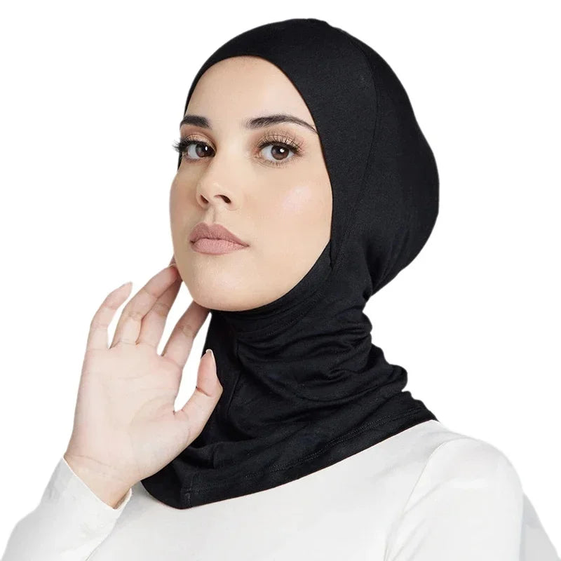 Bonnet Sous-Hijab en Coton Extensible – Couvrance Complète et Confort Quotidien