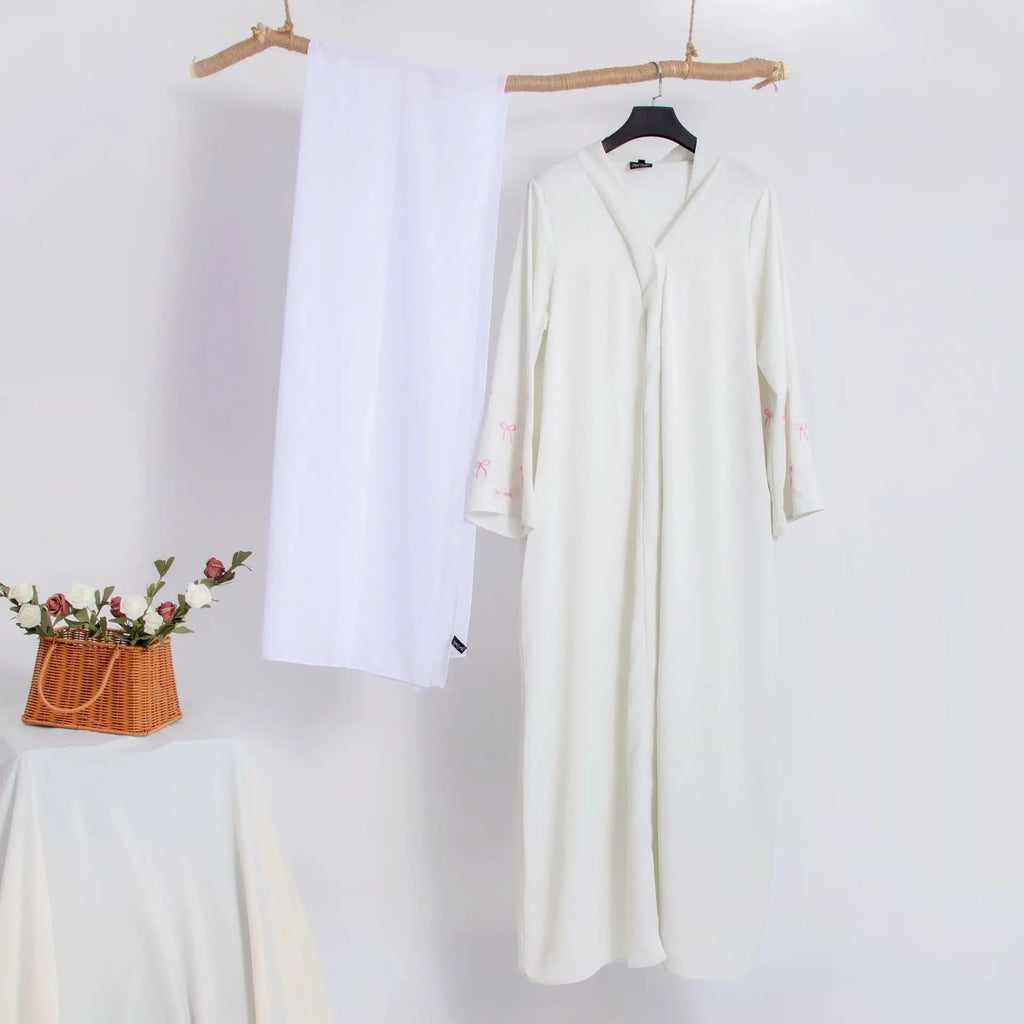 Ensemble Abaya 2 Pièces avec Hijab –