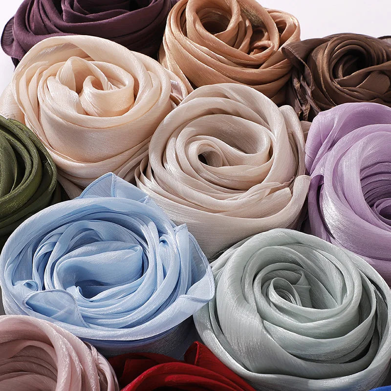 Hijab premium en mousseline douce - voile élégant pour femme musulmane