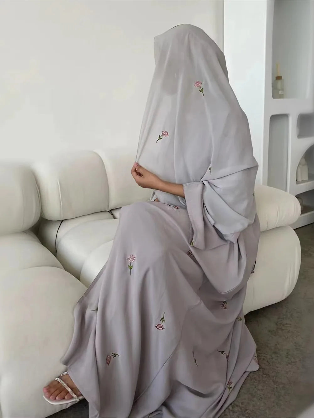 Abaya longue élégante pour femme – Style Dubaï