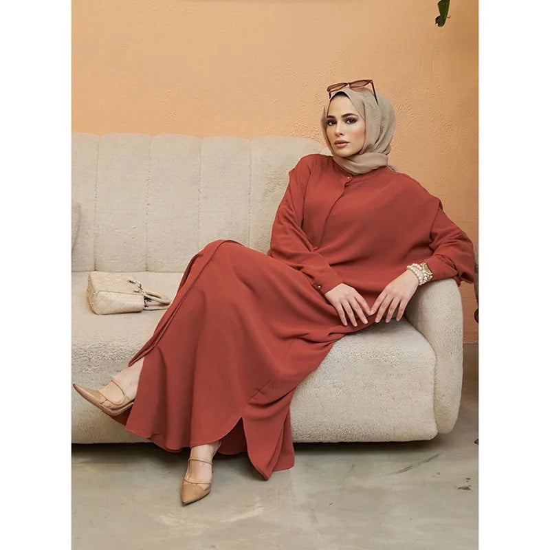 Abaya Longue Élégance – Robe Modeste Musulmane