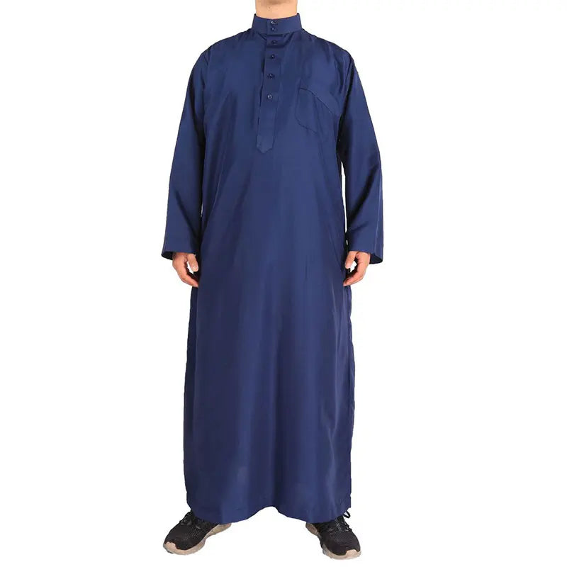 Khamis Homme Classique – Qamis Arabe Manches Longues Premium