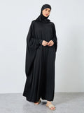 Abaya de Prière avec Hijab Intégré – Longue, Ample et Élégante