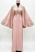 Abaya Dubai : Ensembles 2 piéces avec col assorti